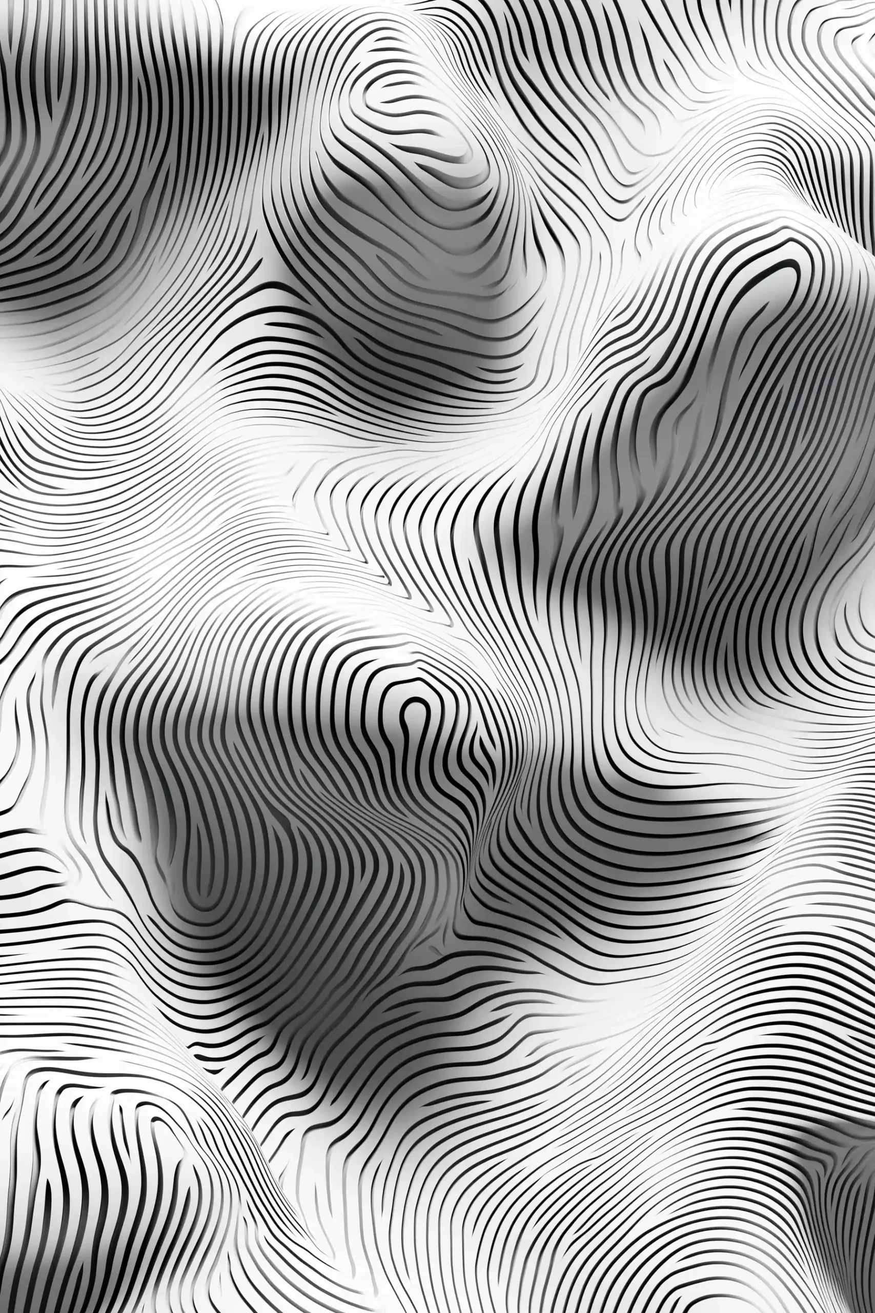 Minimalist Ripple Texture Midjourney提示词