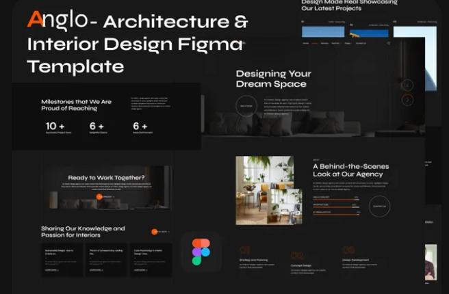 Anglo - Architecture & Interior Design Figma Template