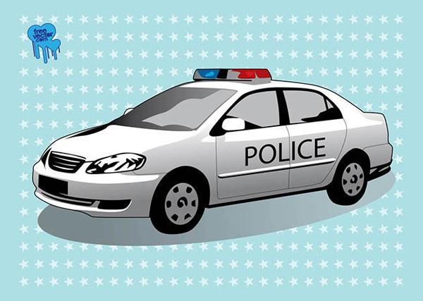 巡逻警察车图标