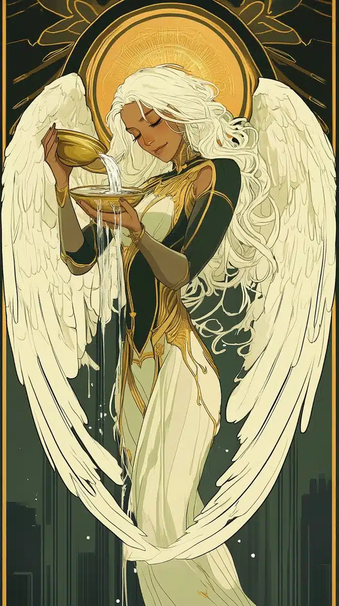 Cyberpunk CEO Tarot Art Midjourney提示词