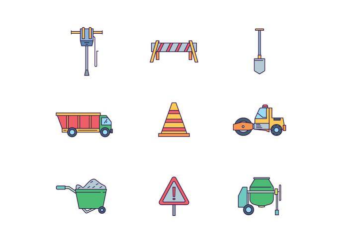 道路建设图标