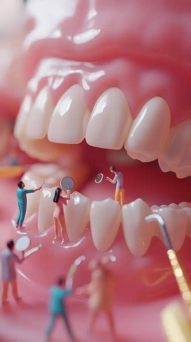 Hyper-Realistic Dental Scene Midjourney提示词