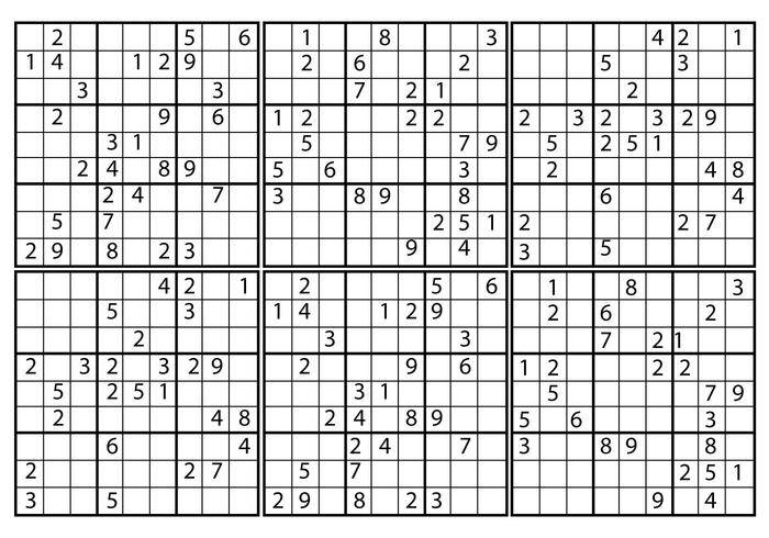 免费数独矢量