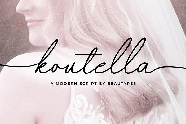 Koutella - a modern script