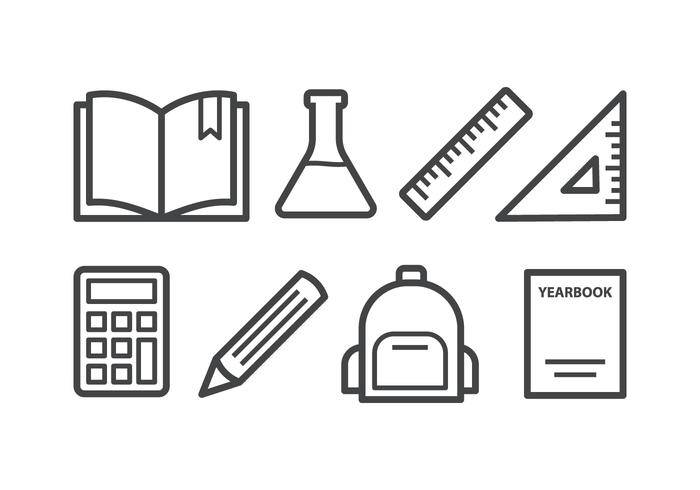 免费学校图标集