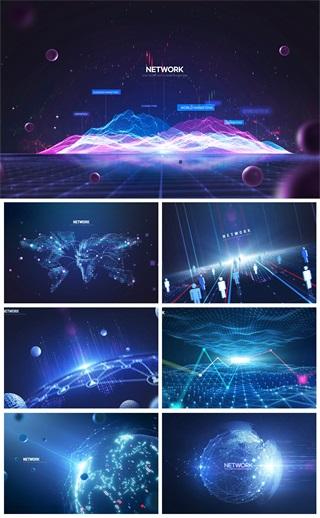 7款网络科技互联网信号传输背景-1PSD格式2022814