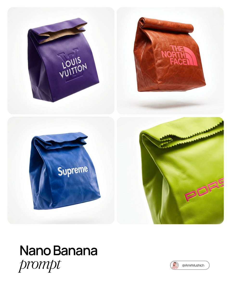 Luxury Branded Lunch Bags | Product Photography & Design Nano Banana提示词