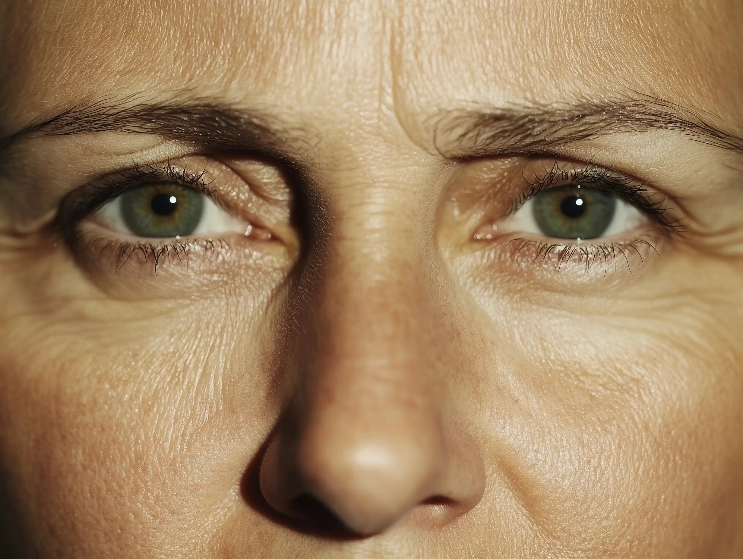 Realistic Portrait of Tired Woman Midjourney提示词