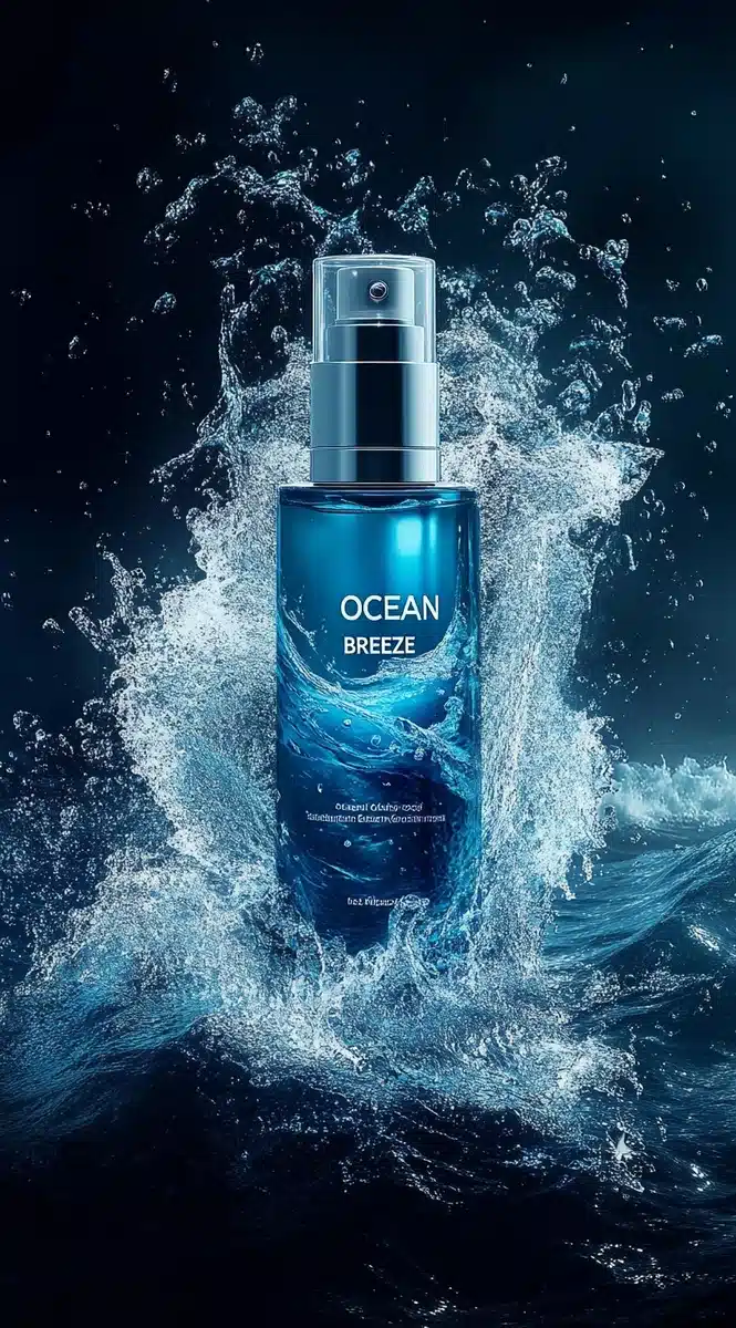 Hyper-Realistic Ocean Breeze Product Midjourney提示词