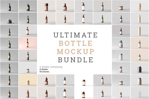 The Ultimate Bottle Mockup Bundle