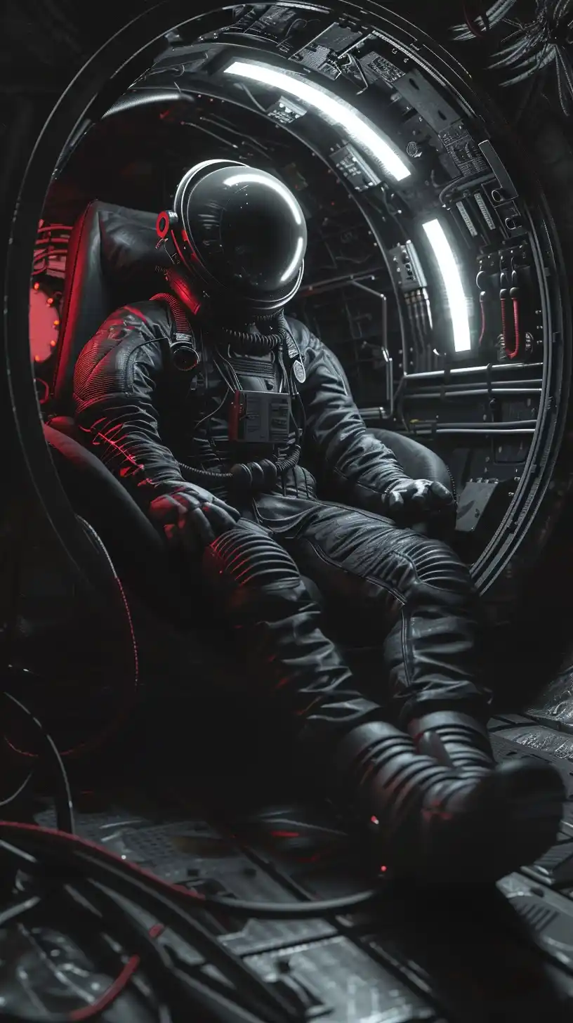 Hyper Realistic Soviet Cosmonaut Midjourney提示词