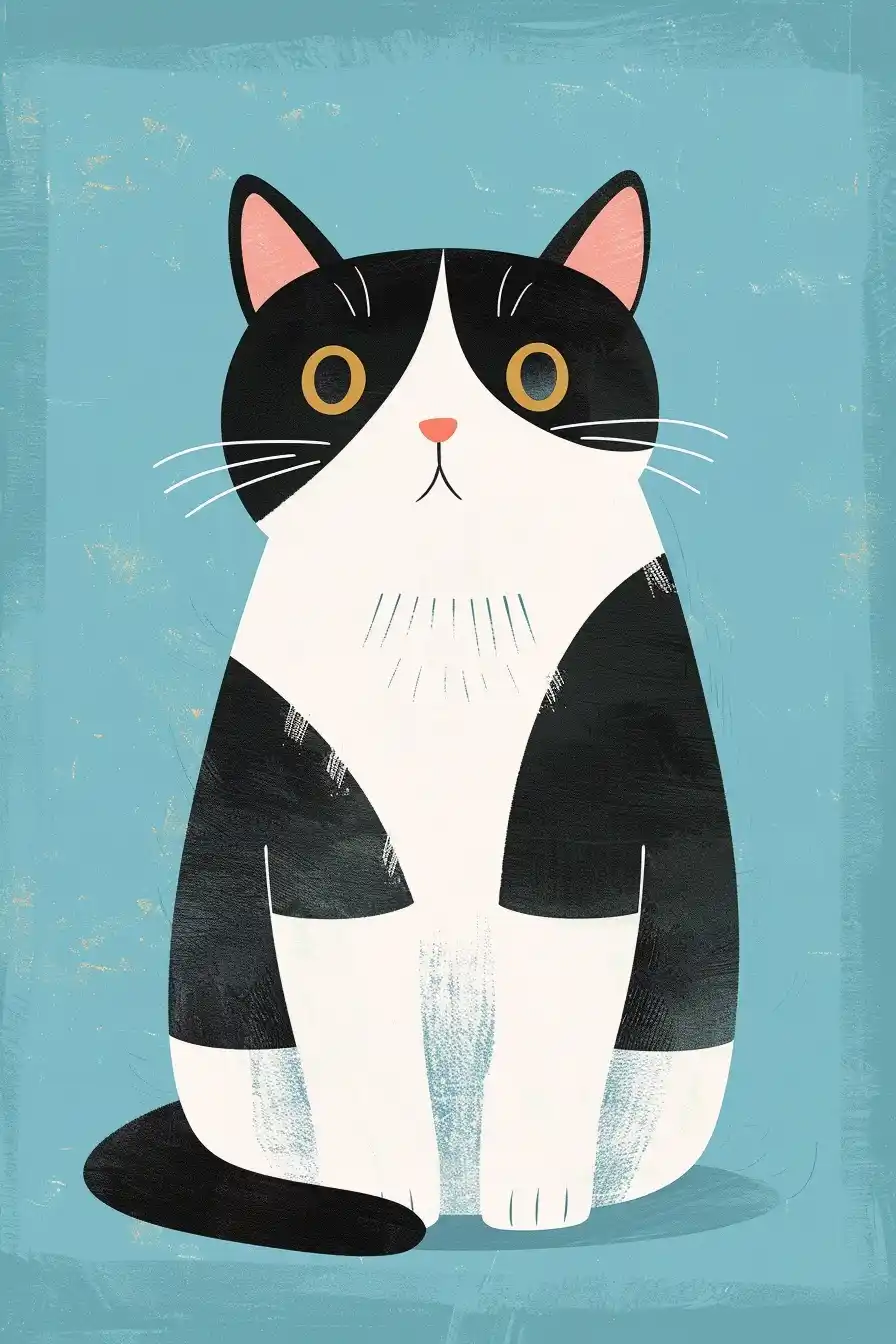 HolsteinCat by Nimura Daisuke Midjourney提示词