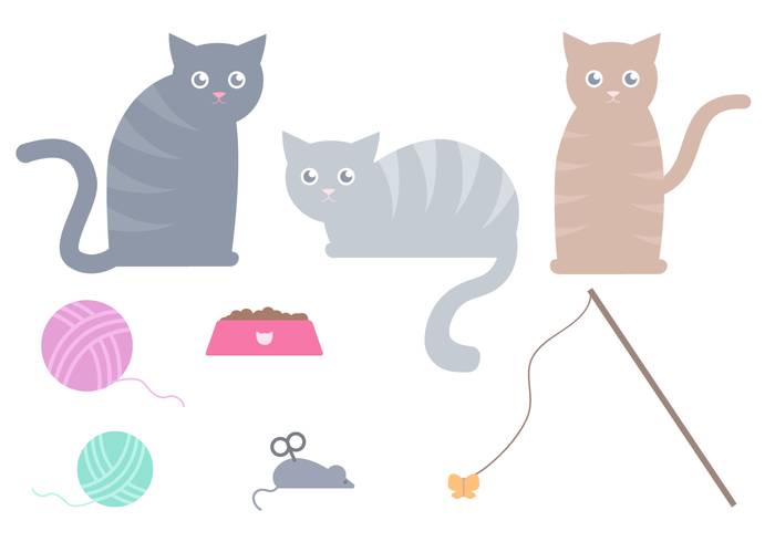 免费的猫矢量