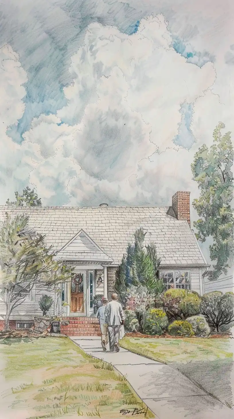 Atlanta Open House Sketch Midjourney提示词