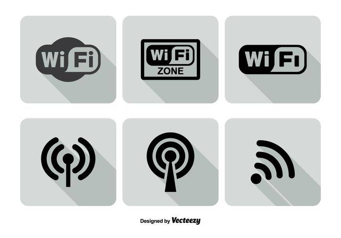 Wifi标志图标集