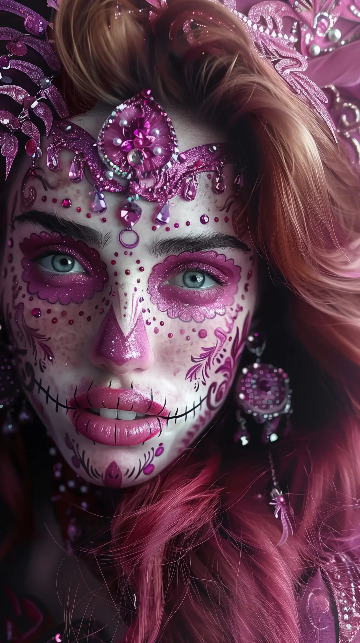 Tami Bone-Inspired Day of the Dead Midjourney提示词