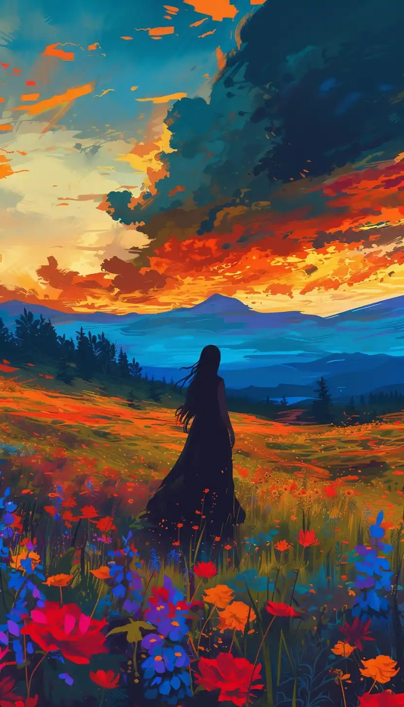 Vector Witch in Oregon Midjourney提示词