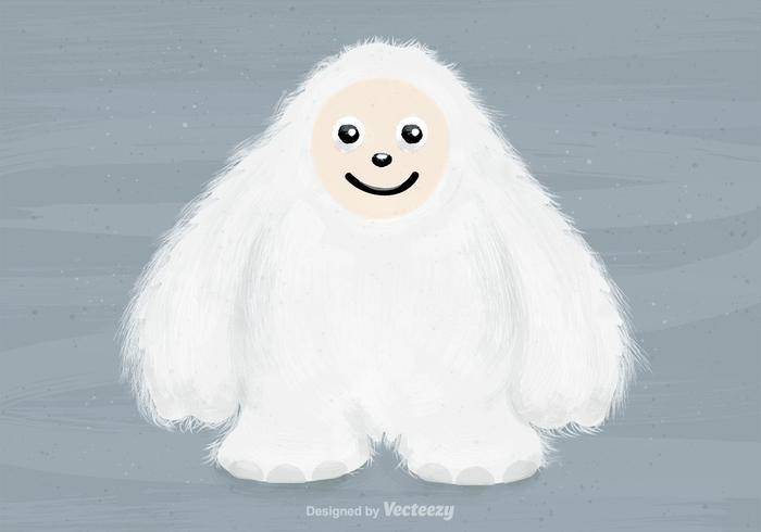 免费矢量雪人字符