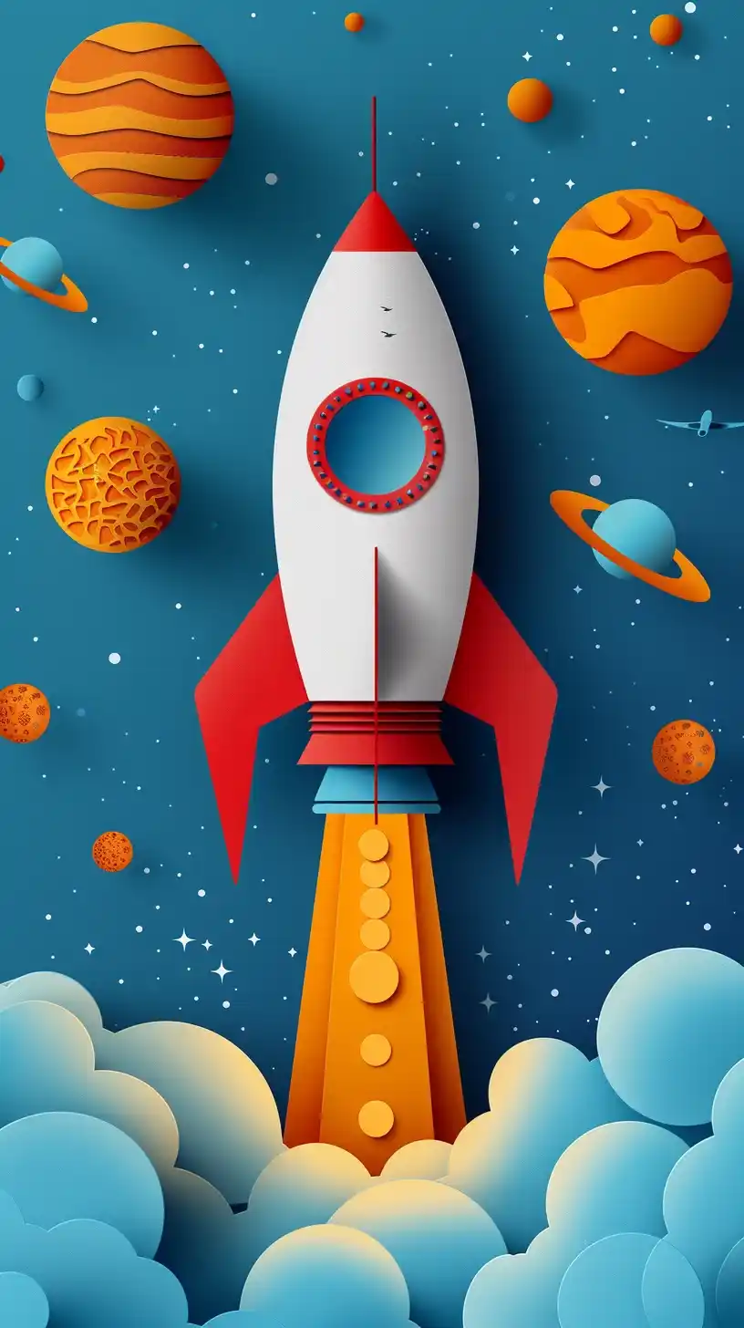 Paper Space Cutouts Midjourney 提示词生成效果