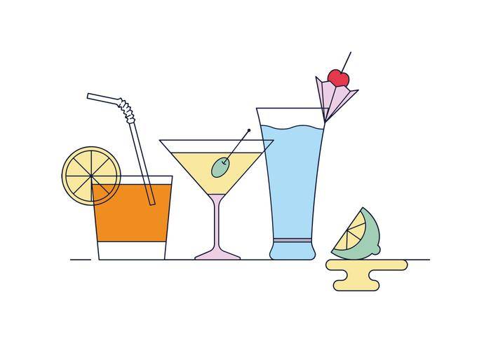 免费的Mocktail矢量