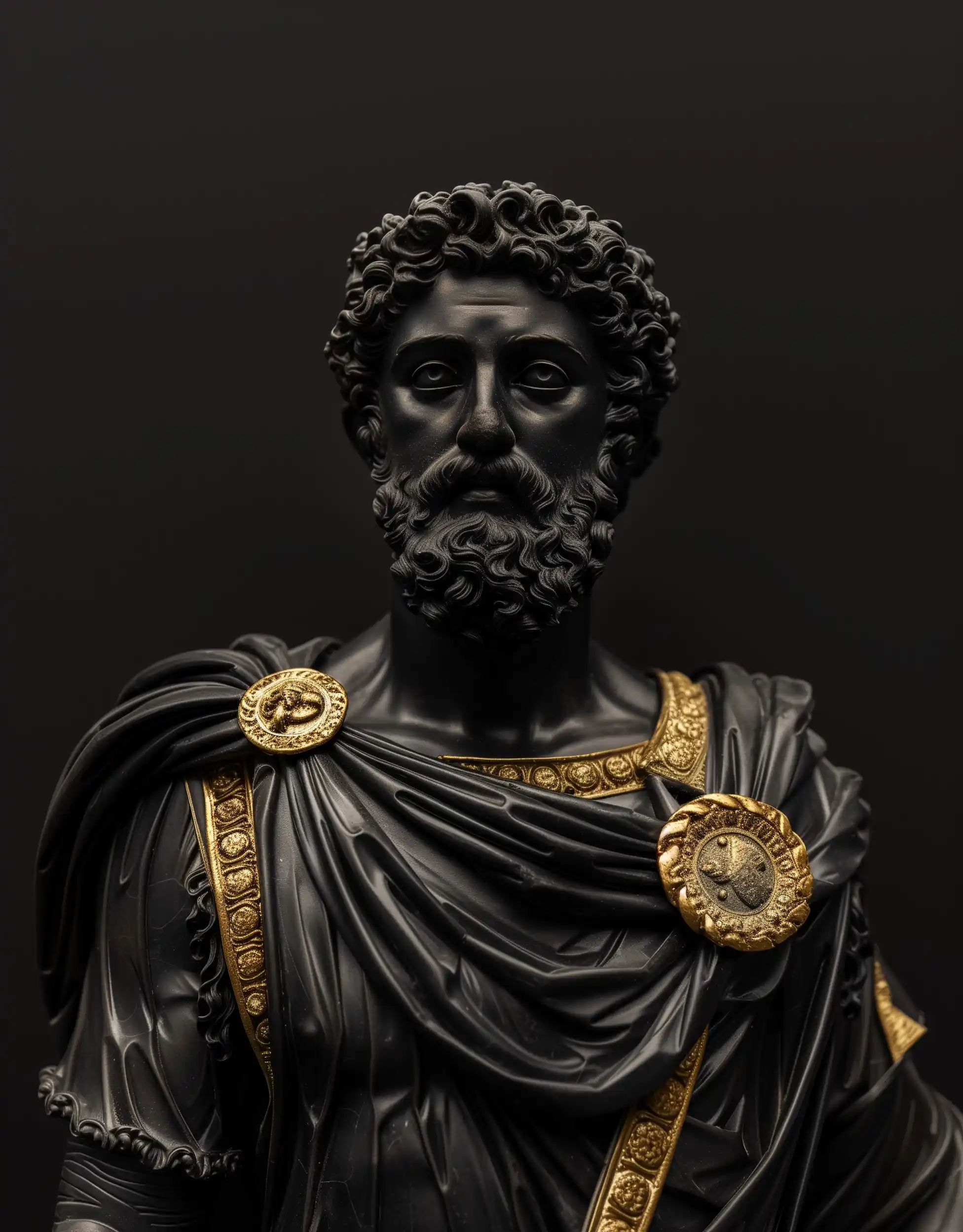Stoic Marcus Aurelius Poster Midjourney提示词