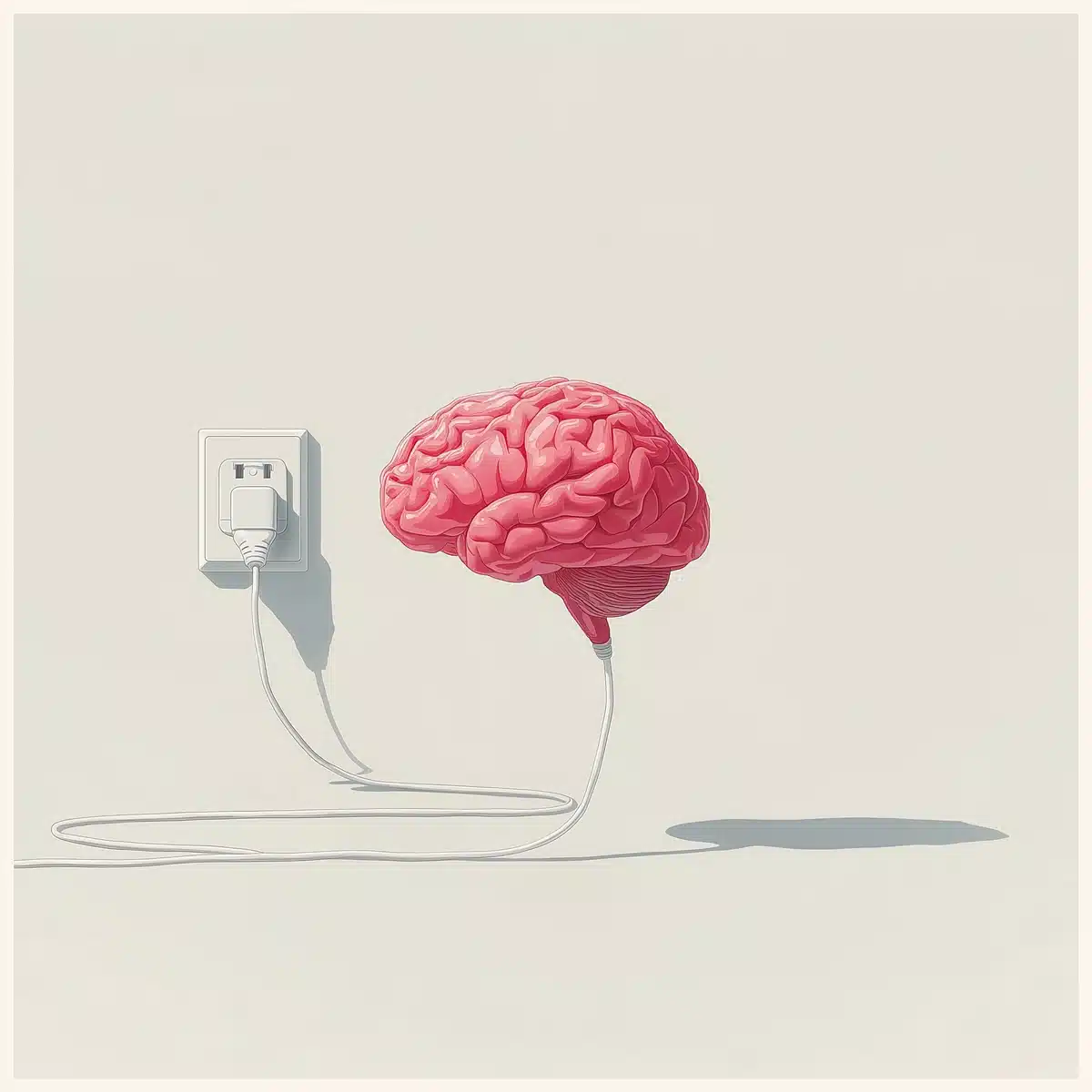 Electric Brain Vector Art Midjourney提示词