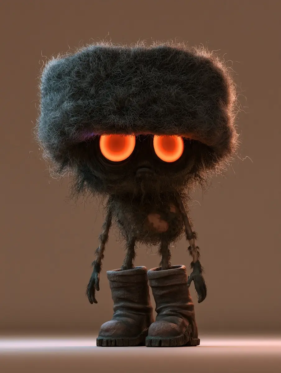 3D Render Folk Spirit Midjourney提示词
