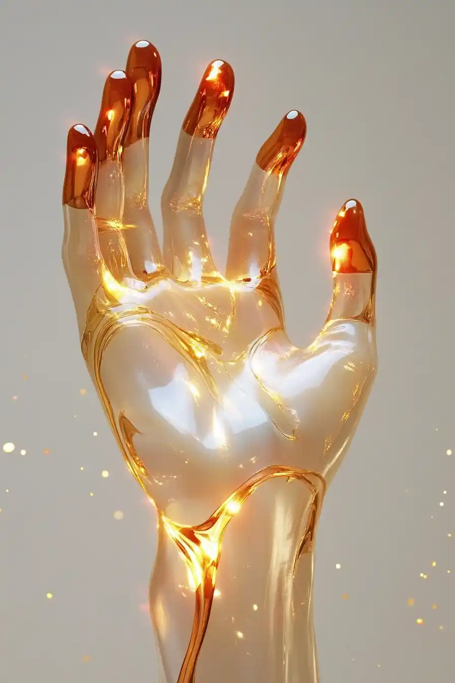 Futuristic Meditative Hand Design Midjourney提示词