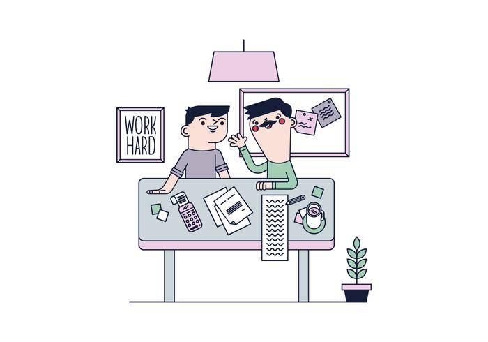 免费的工作计划向量