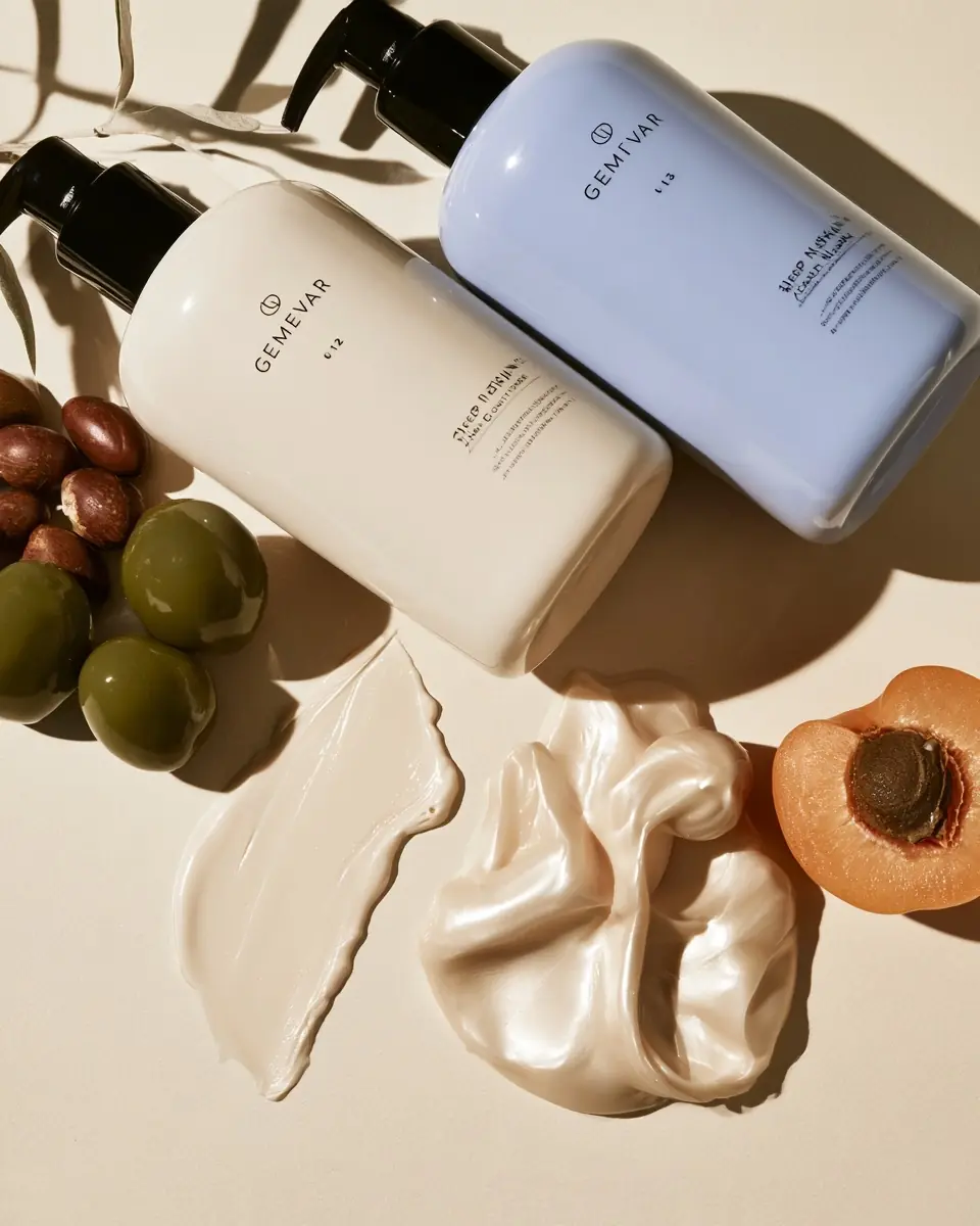 Luxury Haircare Product Photography Midjourney提示词