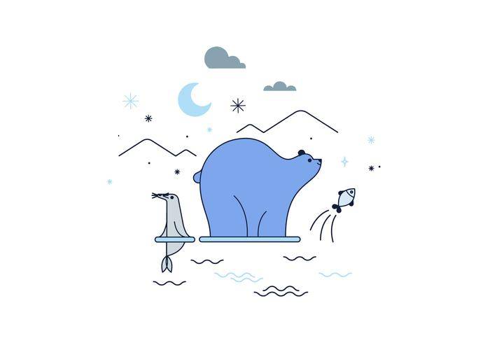 免费的北极矢量