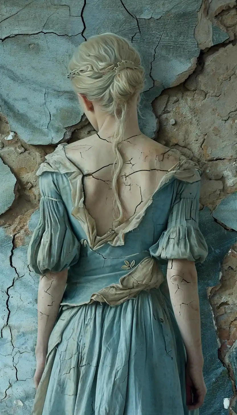 Android in Renaissance Fresco Midjourney提示词