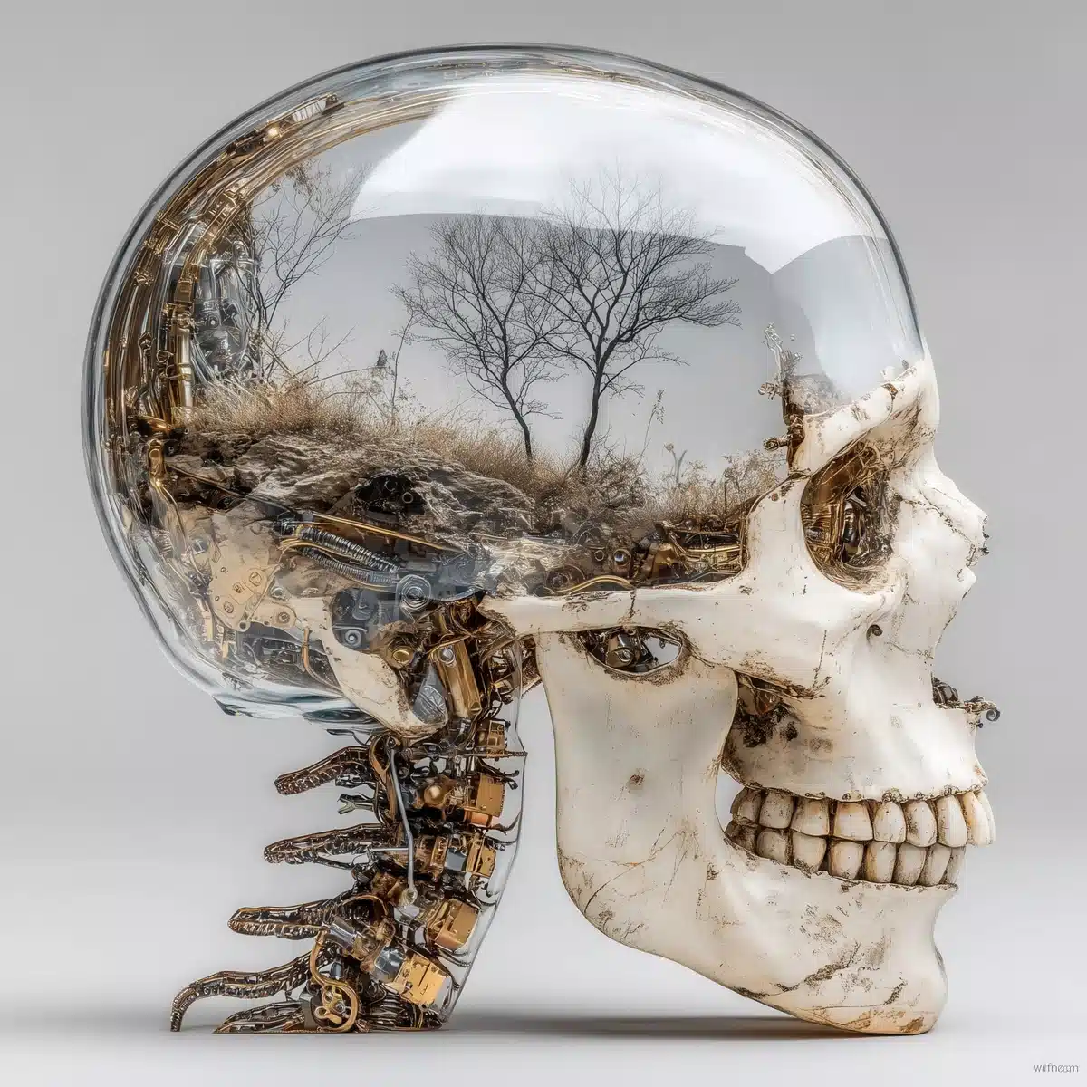 Reflective Mirrors of Doubt Midjourney提示词