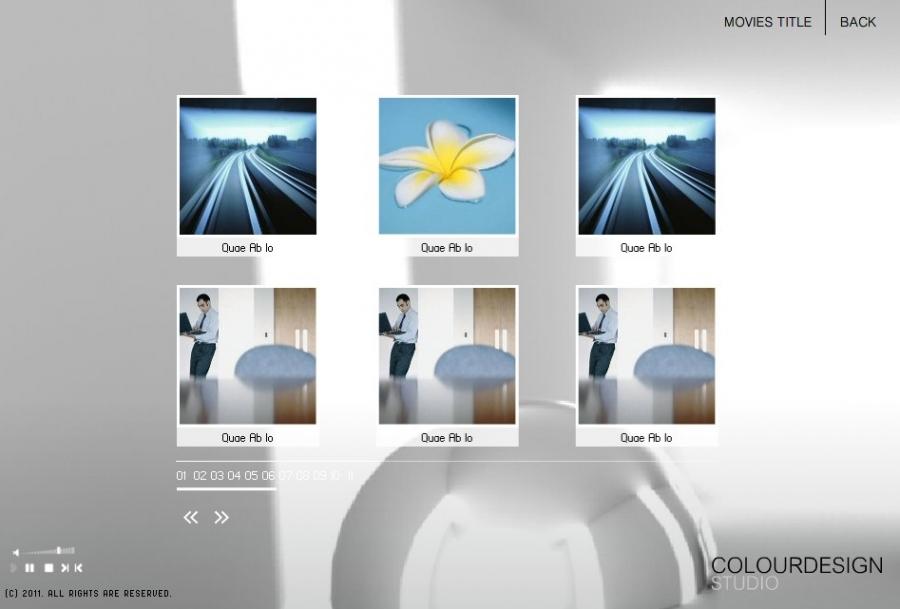Color&nbsp;&nbsp;Flash整站模版含Fla&nbsp;
