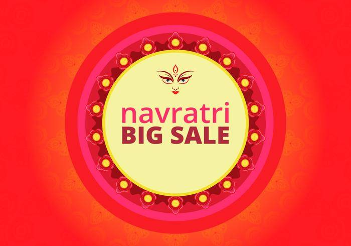 Navratri大销售例证