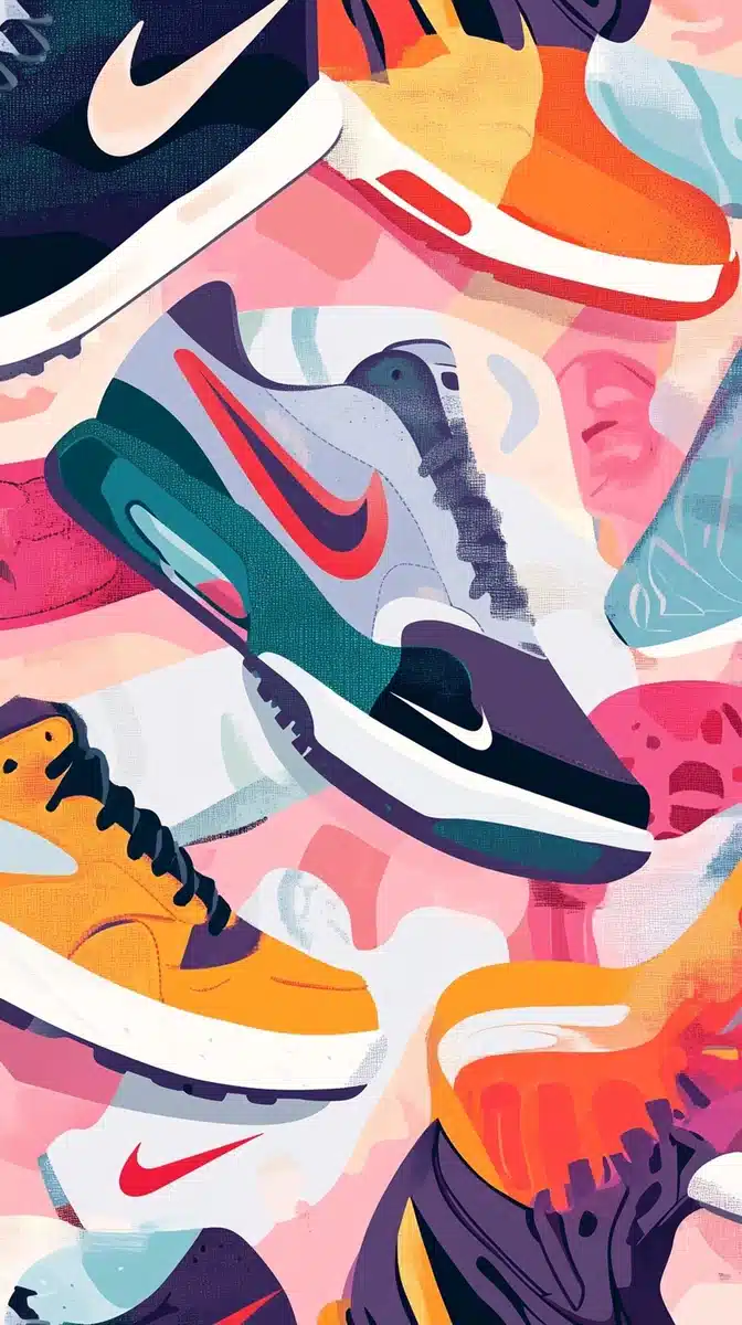 Nike Wallpaper Design Midjourney提示词