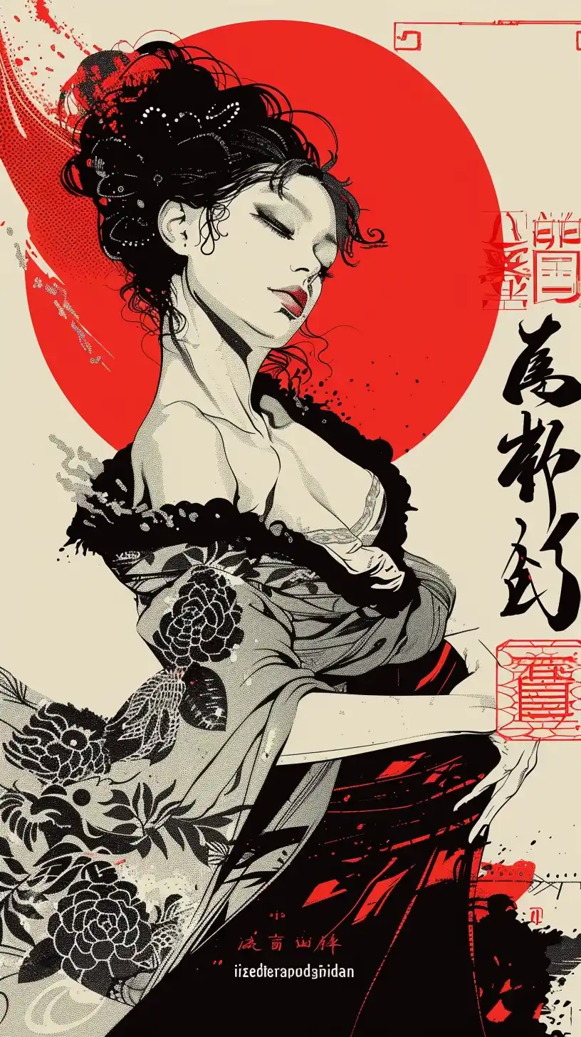 Stylized Charity Poster Midjourney提示词