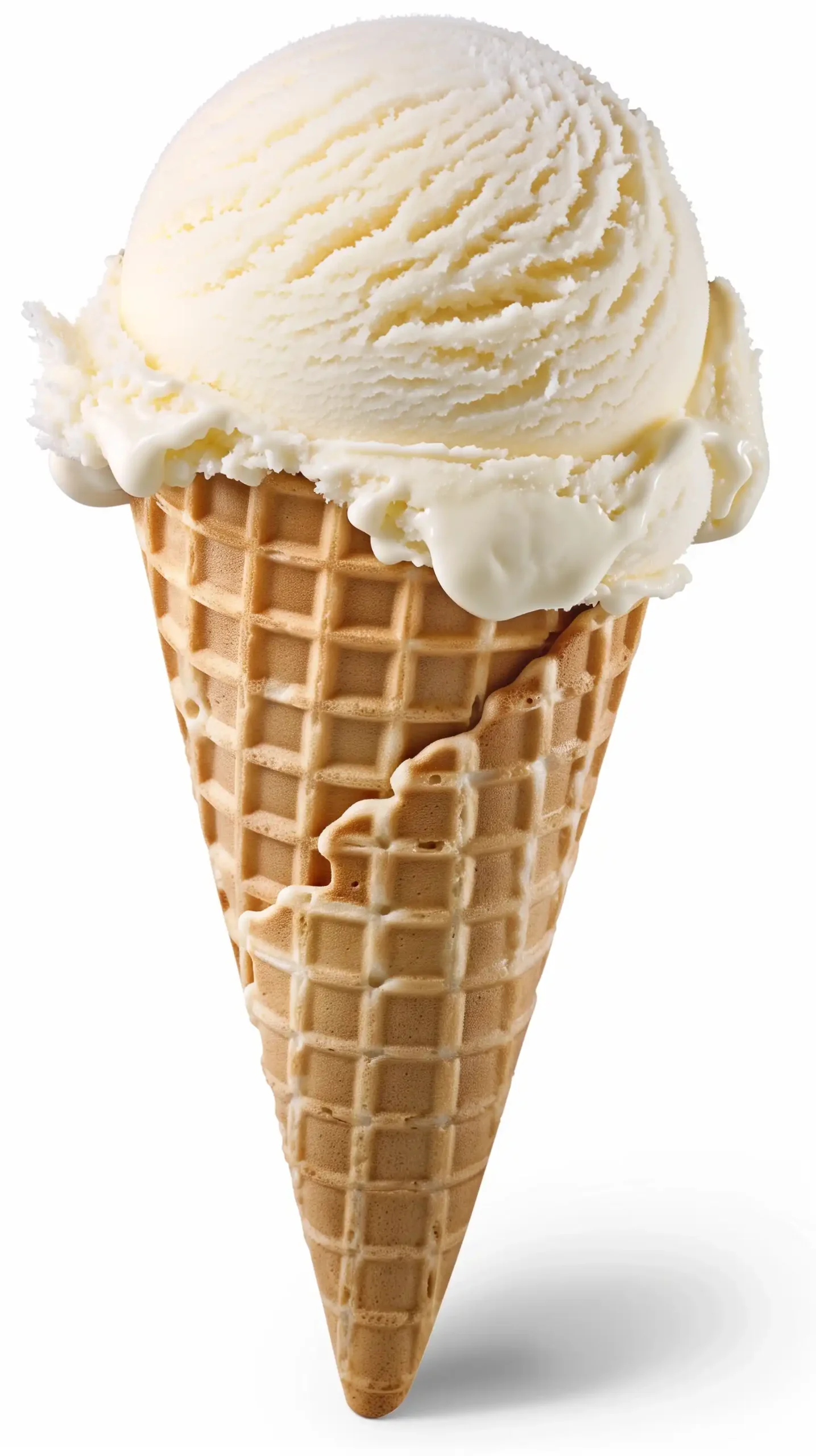Realistic Vanilla Ice Cream Midjourney提示词