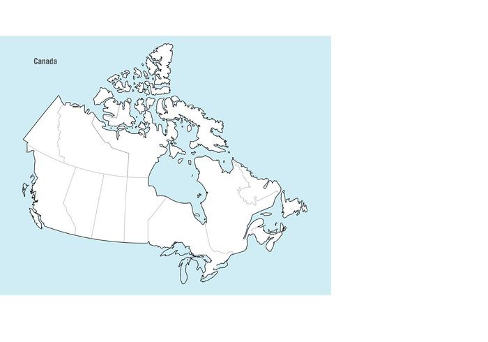 加拿大简图图片