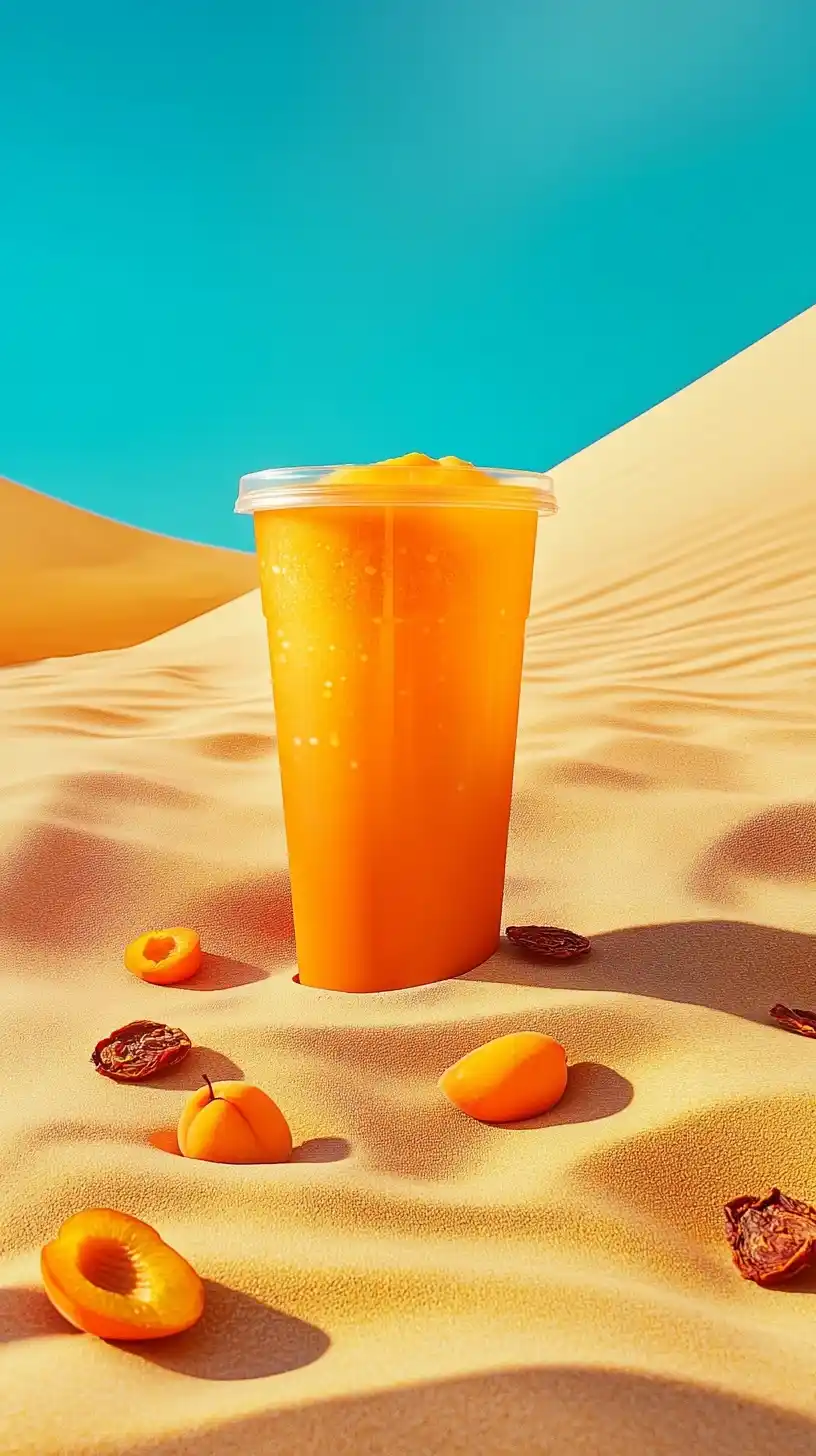 Hyper-Realistic Smoothie Advertisement Midjourney提示词
