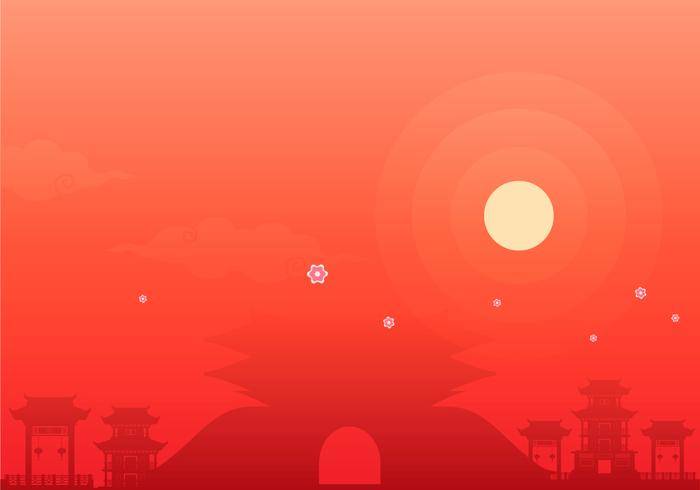 中国城镇插图