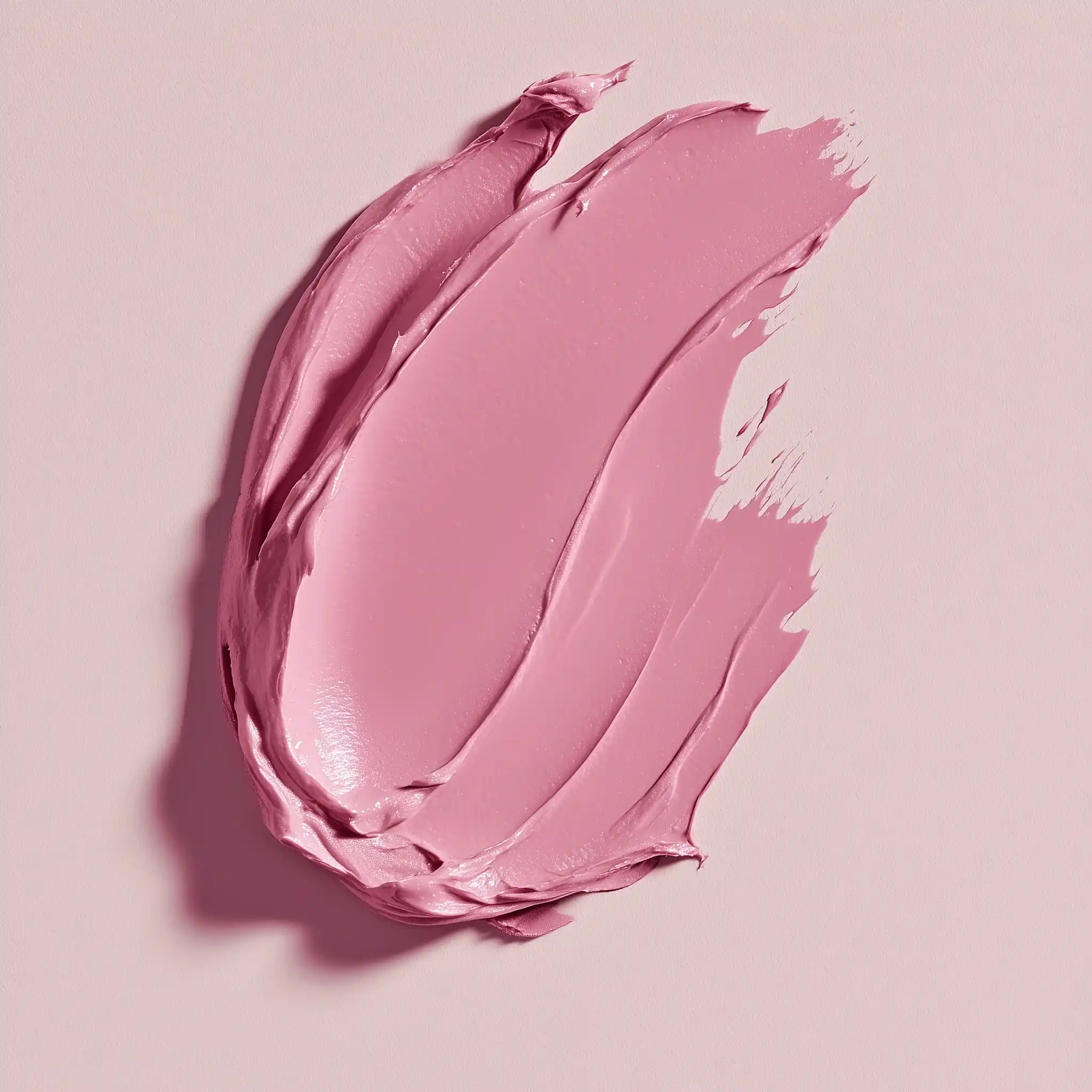 Minimalist Pink Lipcream Swatch Midjourney 提示词生成效果
