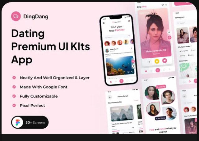 DingDang - Dating Premium UI KIts App