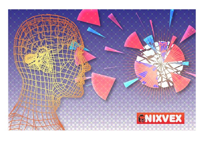 Nixvex“WireFrame Head”免费矢量
