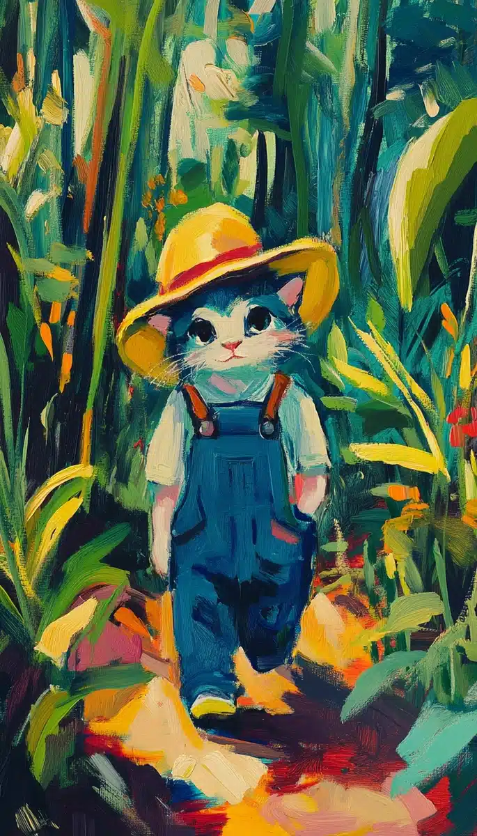 Kitsch Critter in Forest Midjourney提示词