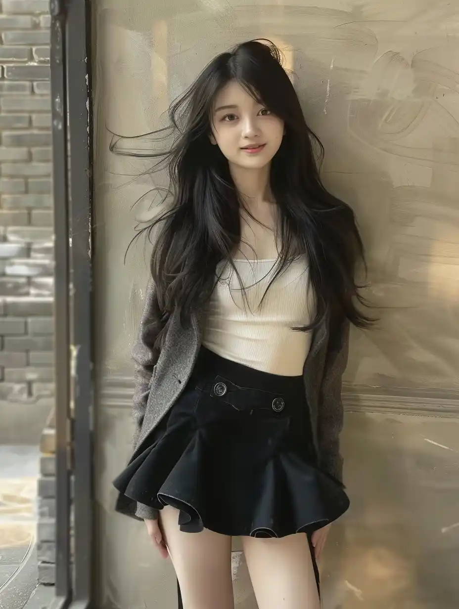 Chinese Beauty in Soft Focus Midjourney提示词