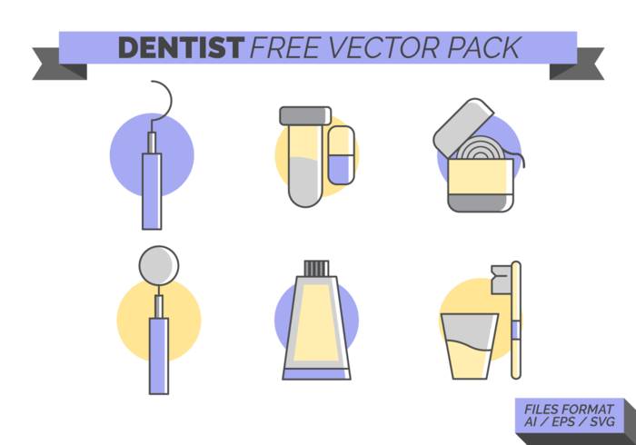 Dentista免费矢量包