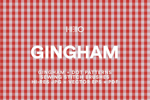 Gingham and Micro Dot Patterns