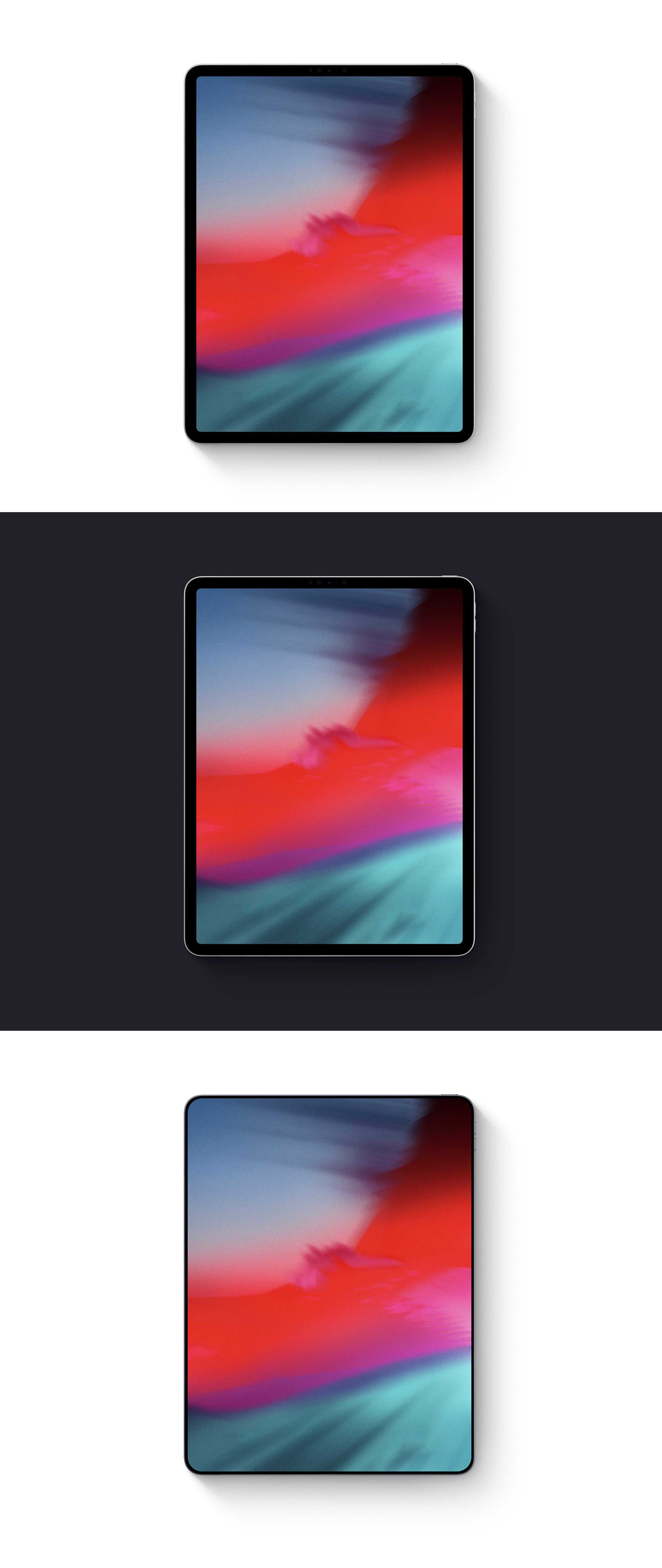 12前视图Apple设备样本适用于Photoshop。，12 Apple样机