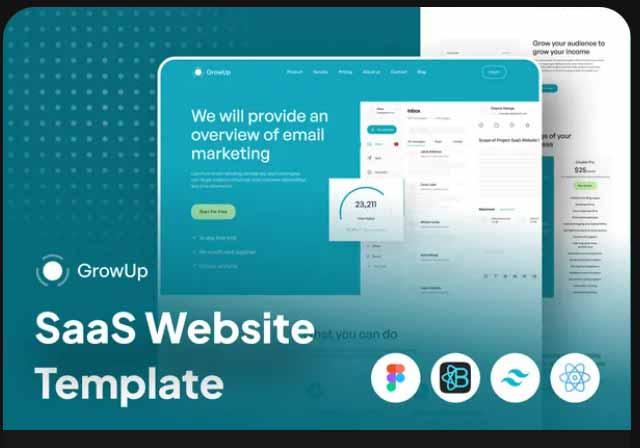 GrowUp - Saas Web Template
